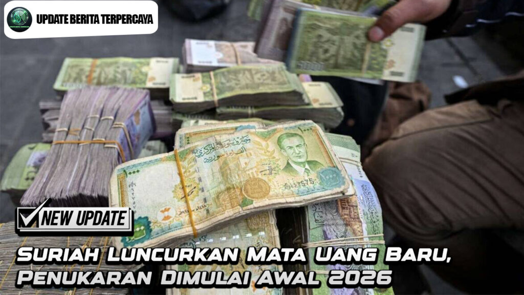 Suriah Luncurkan Mata Uang Baru, Penukaran Dimulai Awal 2026
