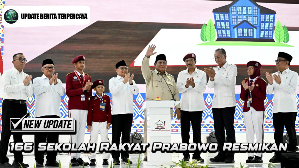166 Sekolah Rakyat Prabowo Resmikan