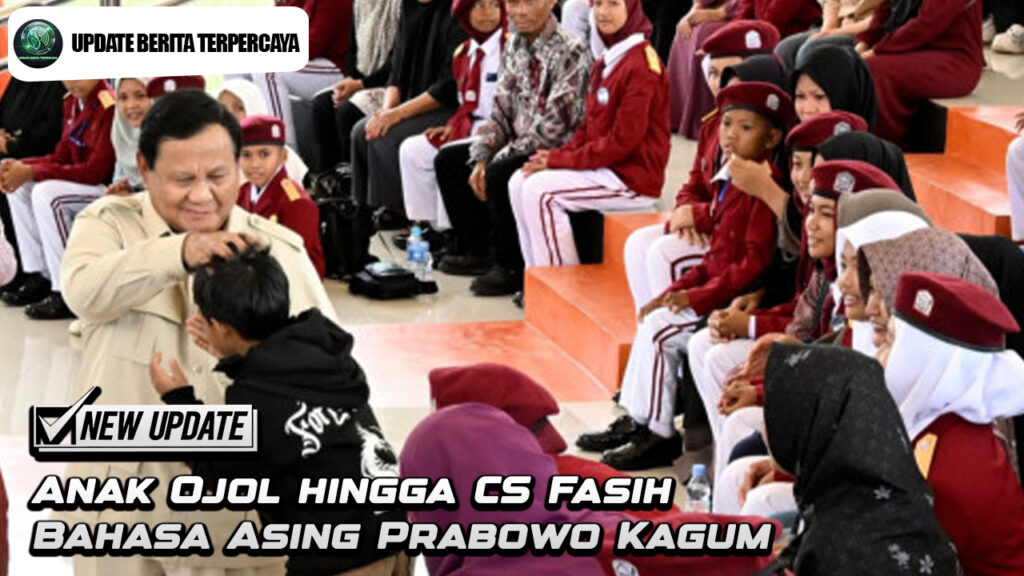 Anak Ojol hingga CS Fasih Bahasa Asing Prabowo Kagum