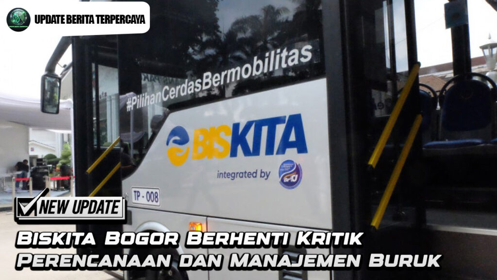 Biskita Bogor Berhenti Kritik Perencanaan dan Manajemen Buruk