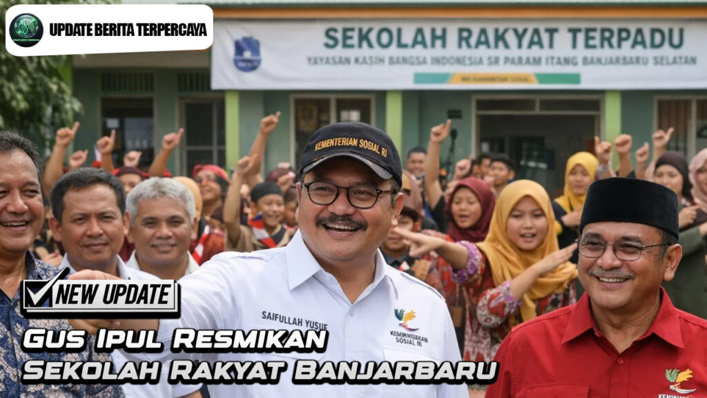 Gus Ipul Resmikan Sekolah Rakyat Banjarbaru