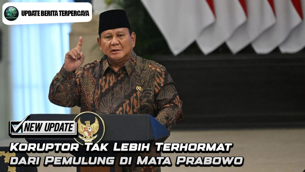 Koruptor Tak Lebih Terhormat dari Pemulung di Mata Prabowo