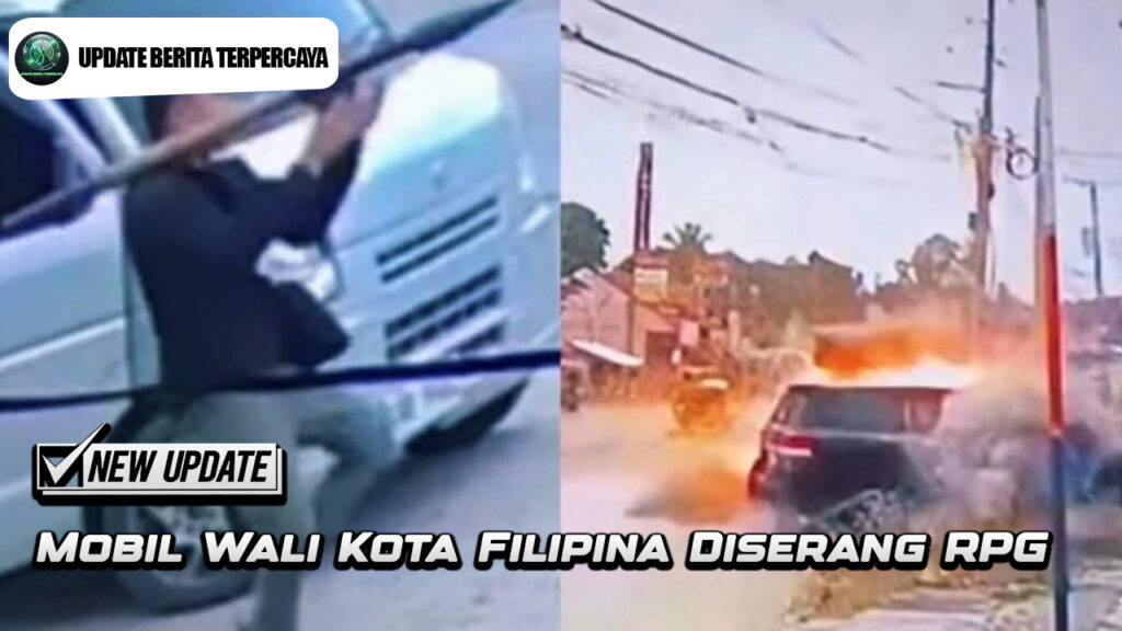 Mobil Wali Kota Filipina Diserang RPG