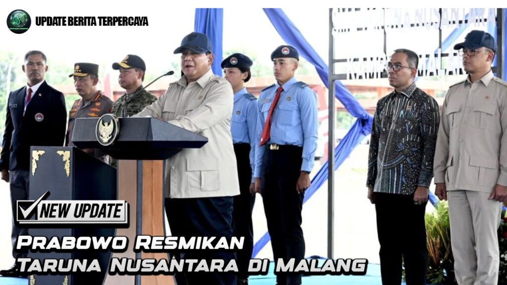 Prabowo Resmikan Taruna Nusantara di Malang