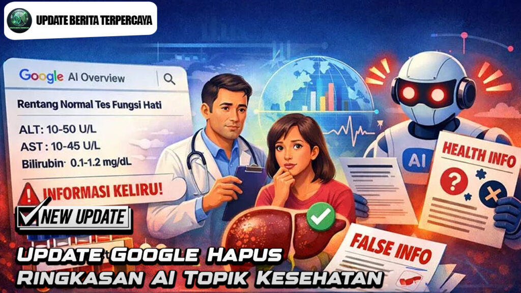 Update Google Hapus Ringkasan AI Topik Kesehatan