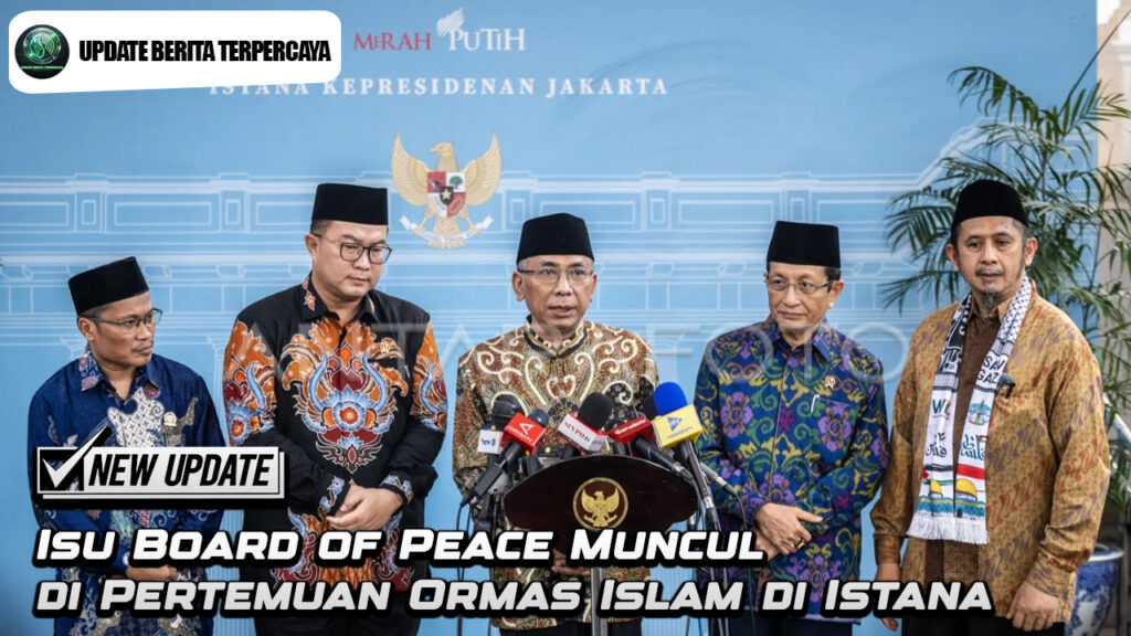 Isu Board of Peace Muncul di Pertemuan Ormas Islam di Istana