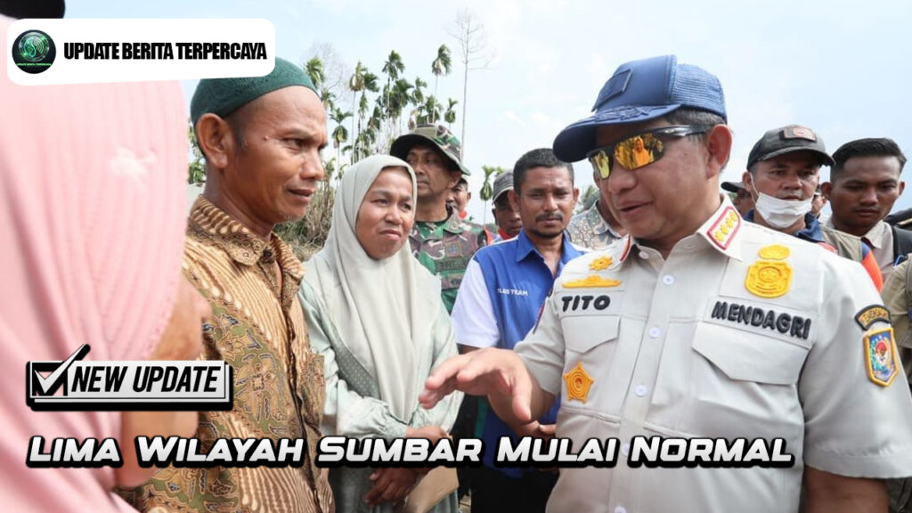Lima Wilayah Sumbar Mulai Normal