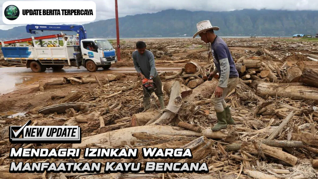 Mendagri Izinkan Warga Manfaatkan Kayu Bencana
