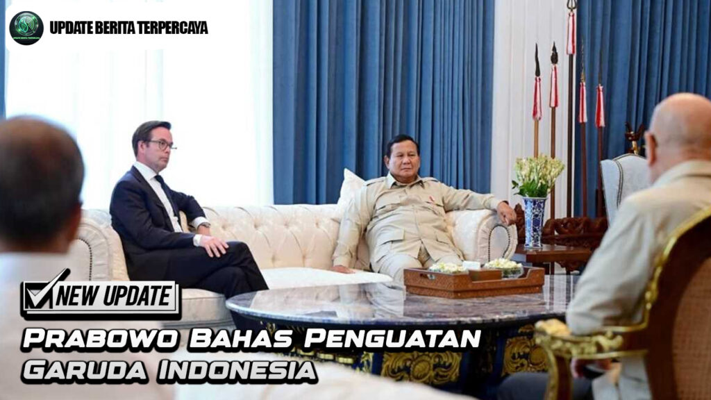 Prabowo Bahas Penguatan Garuda Indonesia