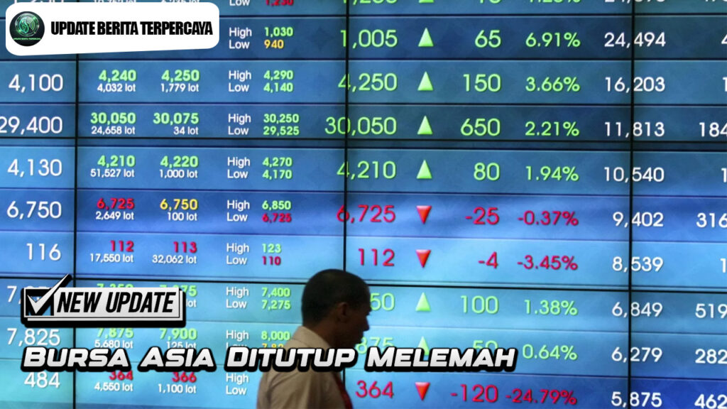Bursa Asia Ditutup Melemah