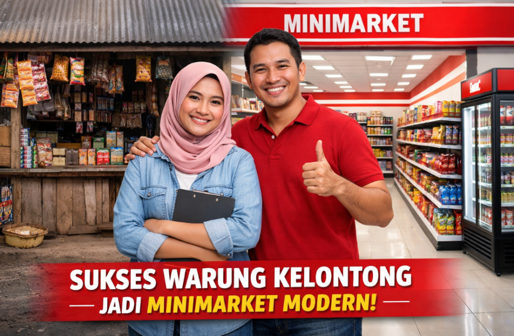 Sukses Warung Kelontong Jadi Minimarket Modern