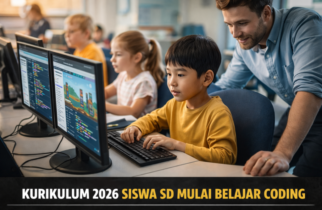 Kurikulum 2026 Siswa SD Mulai Belajar Coding