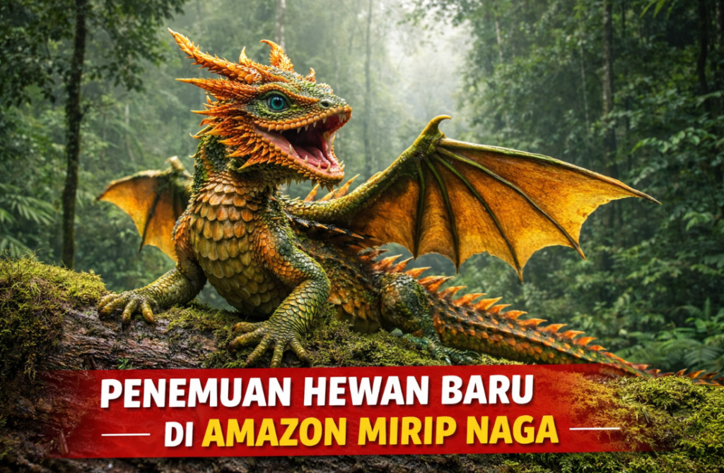 Penemuan Hewan Baru di Amazon Mirip Naga