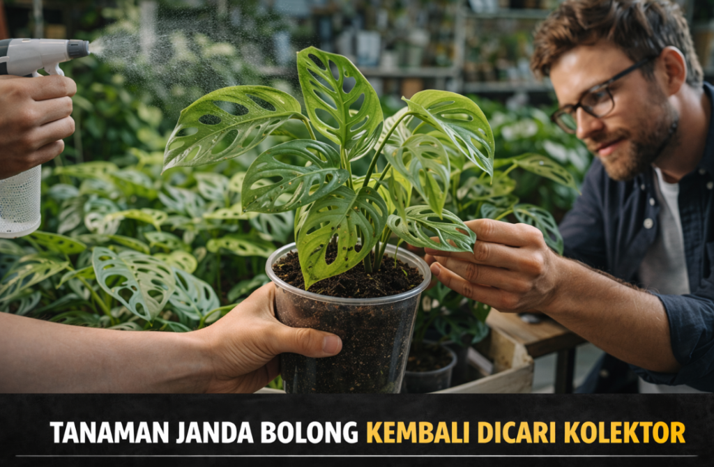 Tanaman Janda Bolong Kembali Dicari Kolektor