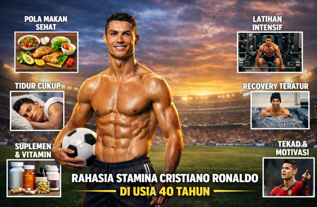 Rahasia Stamina Cristiano Ronaldo di Usia 40 Tahun