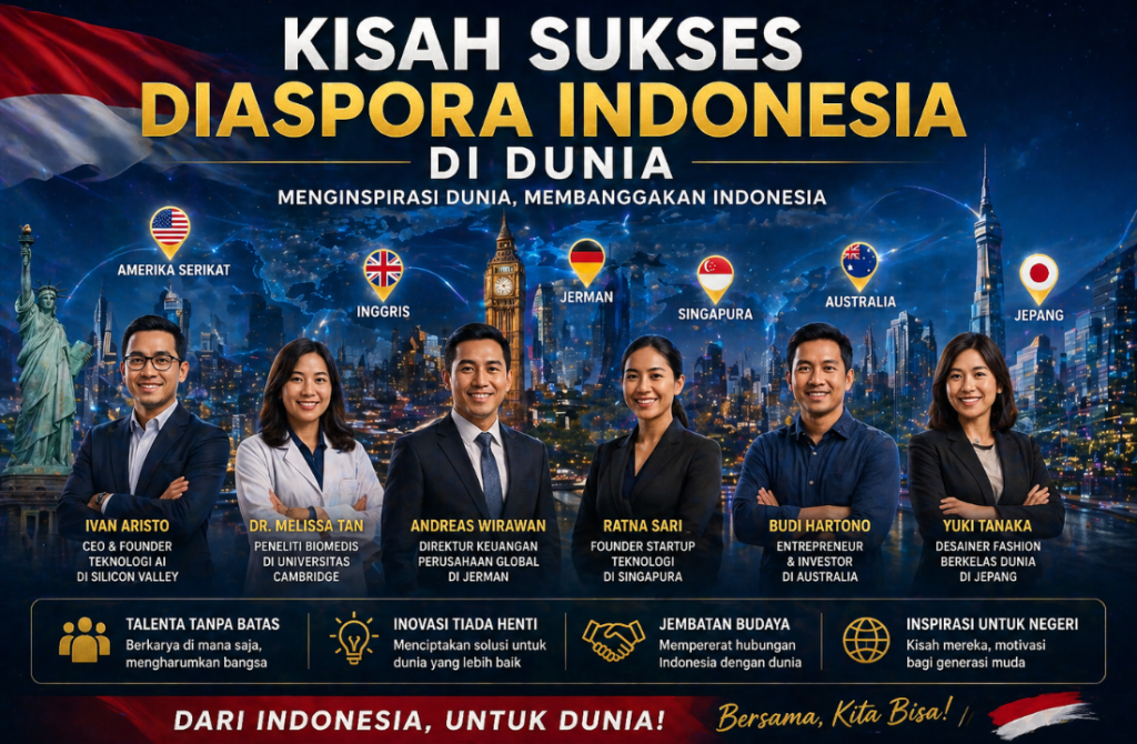 Kisah Sukses Diaspora Indonesia di Dunia