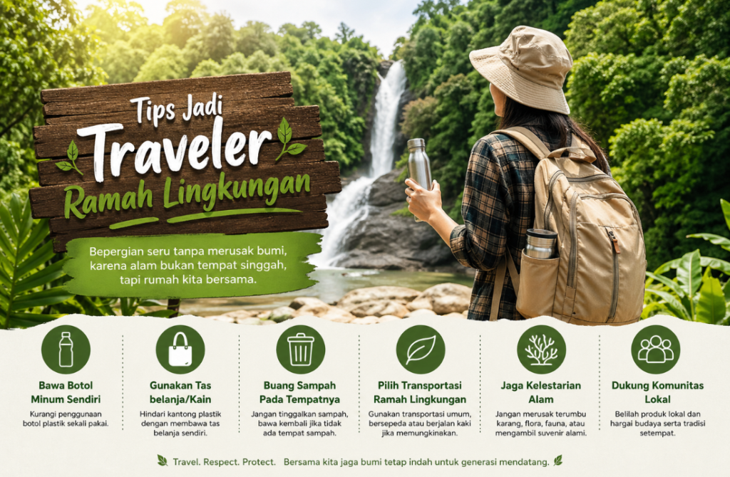 Tips Jadi Traveler Ramah Lingkungan