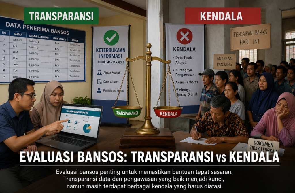Evaluasi Bansos Transparansi vs Kendala