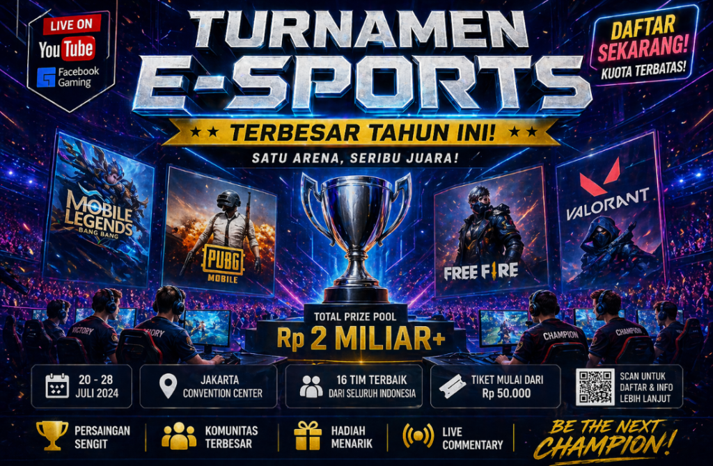 Turnamen E sports Terbesar Tahun Ini
