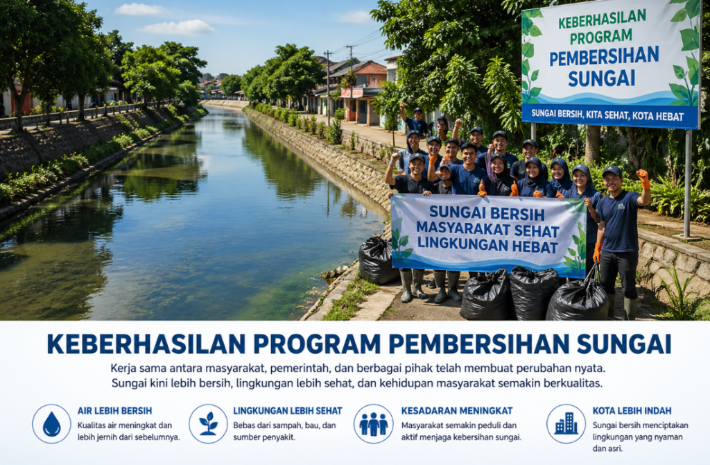 Keberhasilan Program Pembersihan Sungai