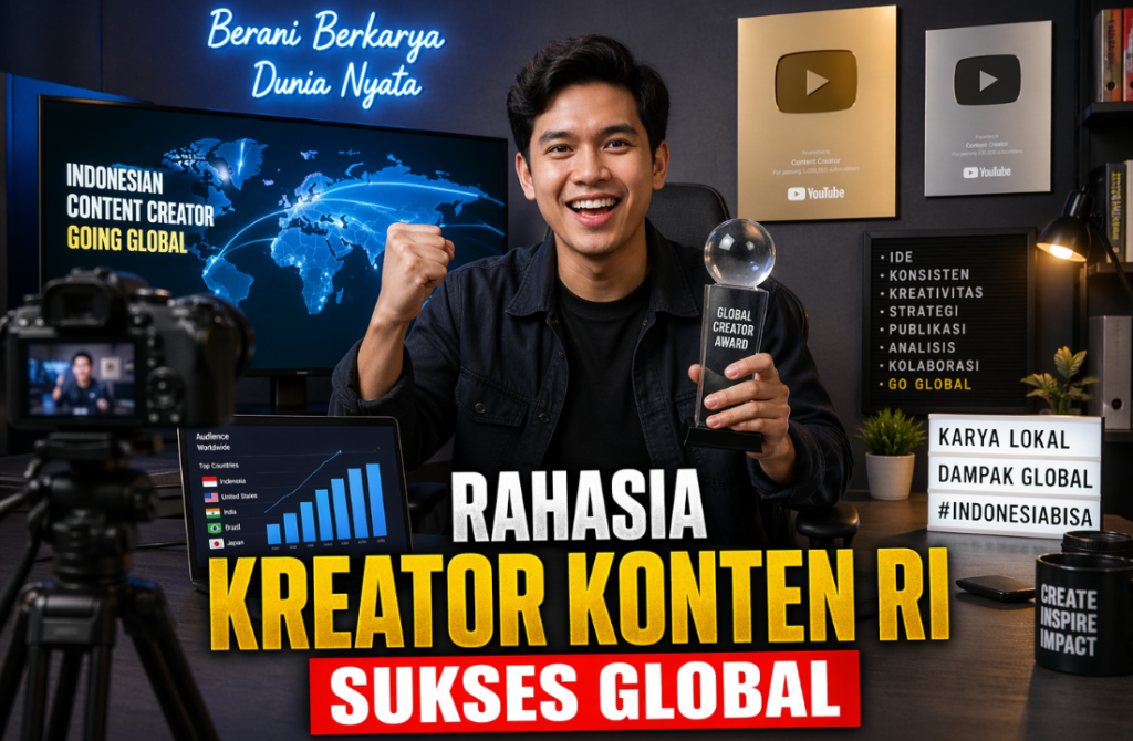 Rahasia Kreator Konten RI Sukses Global