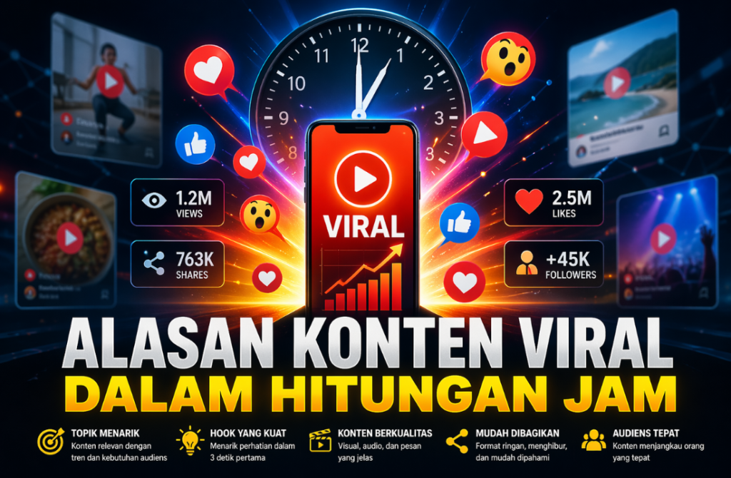 Alasan Konten Viral dalam Hitungan Jam