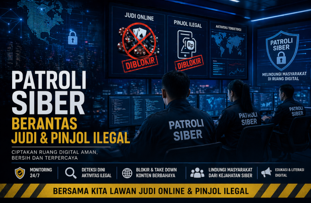 Patroli Siber Berantas Judi & Pinjol Ilegal
