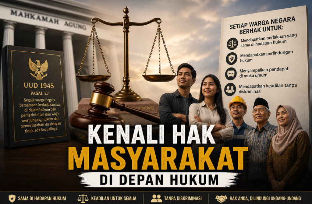 Kenali Hak Masyarakat di Depan Hukum