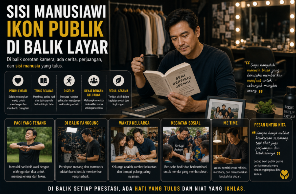 Sisi Manusiawi Ikon Publik di Balik Layar